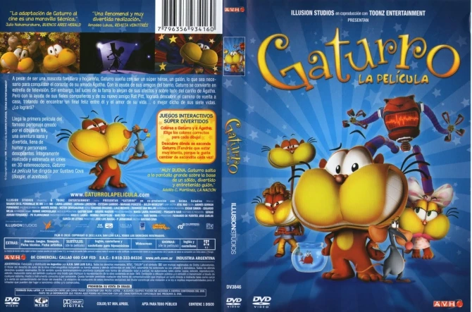 Gaturro Dvd Obaly Fdb Cz