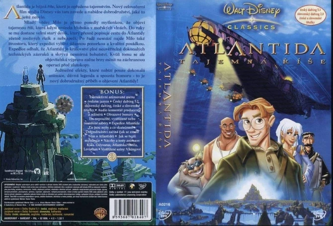 Re: Atlantida: Tajemná říše / Atlantis: The Lost Empire (2001)
