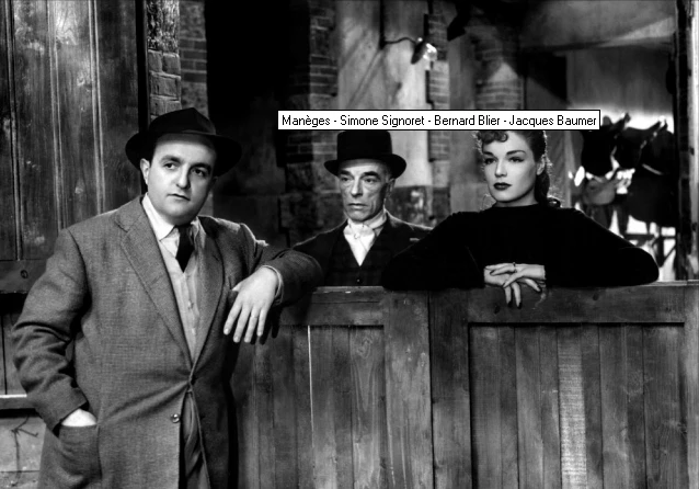 Bernard Blier, Jacques Baumer, Simone Signoret