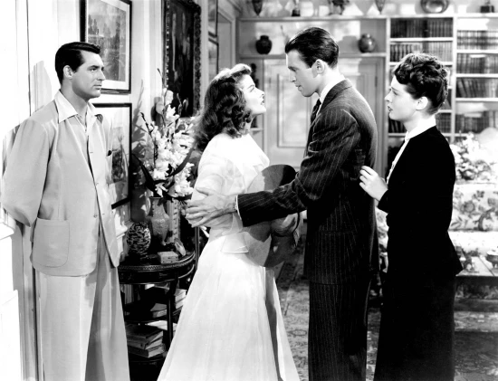 Cary Grant James Stewart Katharine Hepburn Ruth Hussey