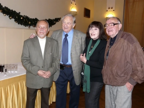 Předvánoční setkání Senior Prix 2009 - ???, Jan Pohan, Věra Nerušilová a Karel Urbánek