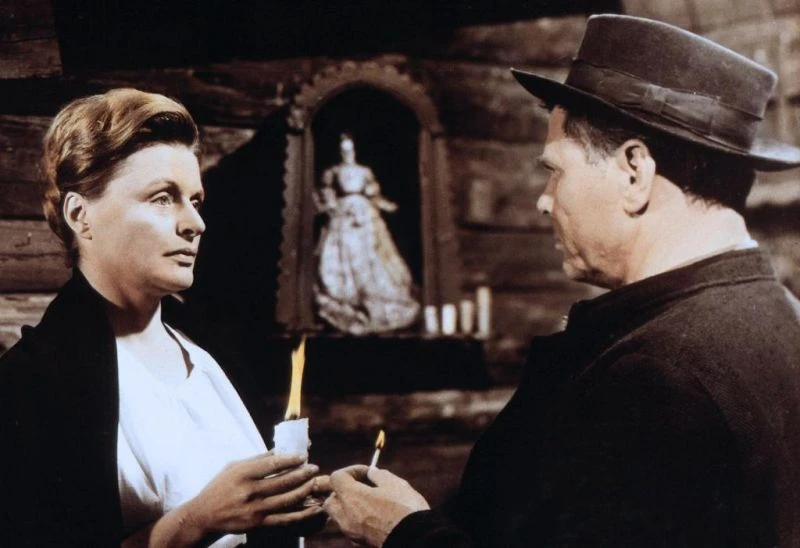 Gustav Knuth a Gisela von Collande ve filmu "An heiligen Wassern" (1960)