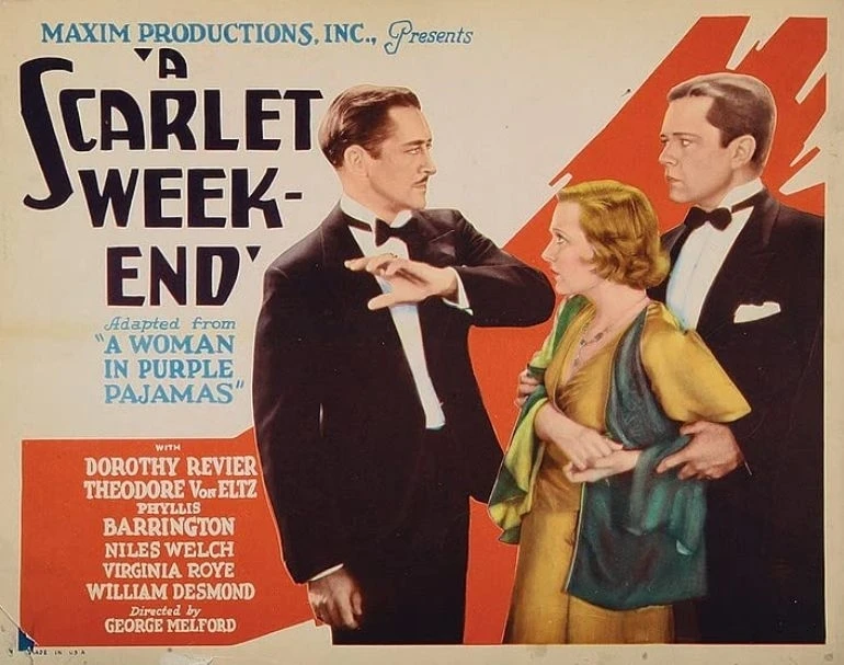 A Scarlet Week-End (1932)