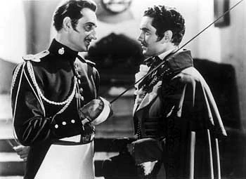 Basil Rathbone jako Estéban v Zorro