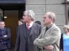 S ředitelem 11. ročníku festivalu ART Film Peterem Hledíkem v roce 2003 před vernisáží díla F. Felliniho