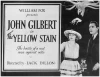 The Yellow Stain (1922)