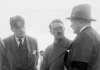 Ernst Hanfstaengl, Adolf Hitler a Hermann Göring, Berlin.