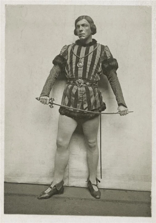 Fotografie z div. představení "Slepý mládenec" - 24.01.1918, Rudolf Deyl (Vít)