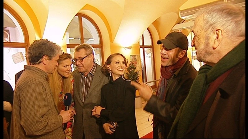 Miloš Forman, Natalie Portman, Carlos Bardem a Jean-Claude Carriere