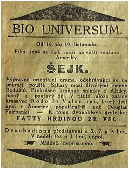 Šejk (1921)