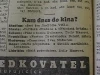 zdroj: Ústav filmu a audiovizuální kultury na Filozofické fakultě, Masarykova Univerzita, Brno, denní tisk z 11.05.1934