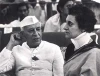 Džaváharlál Néhrú s dcérou Indirou Gandhi