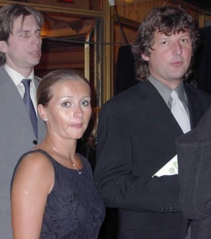 se svým manželem Petrem Maláskem na Českém lvu 2002