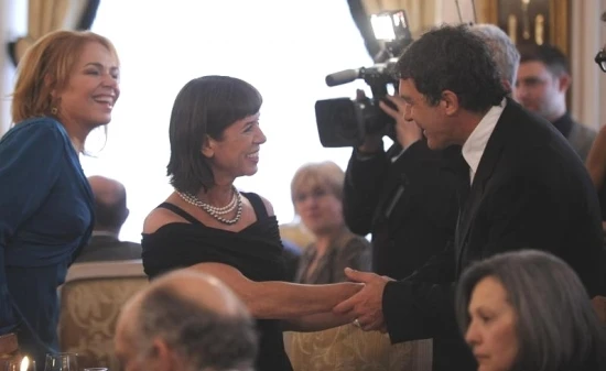 Dagmar Havlová, Adéla Bartošková a Antonio Banderas (2009)