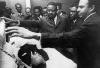 Zastrelený Martin Luther King v rakve