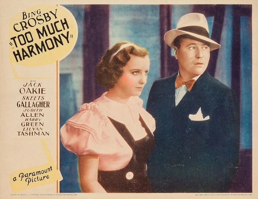 Too Much Harmony (1933)