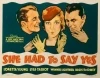 She Had to Say Yes (1933)
