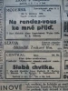 zdroj: Ústav filmu a audiovizuální kultury na Filozofické fakultě, Masarykova Univerzita, denní tisk z prosince 1930