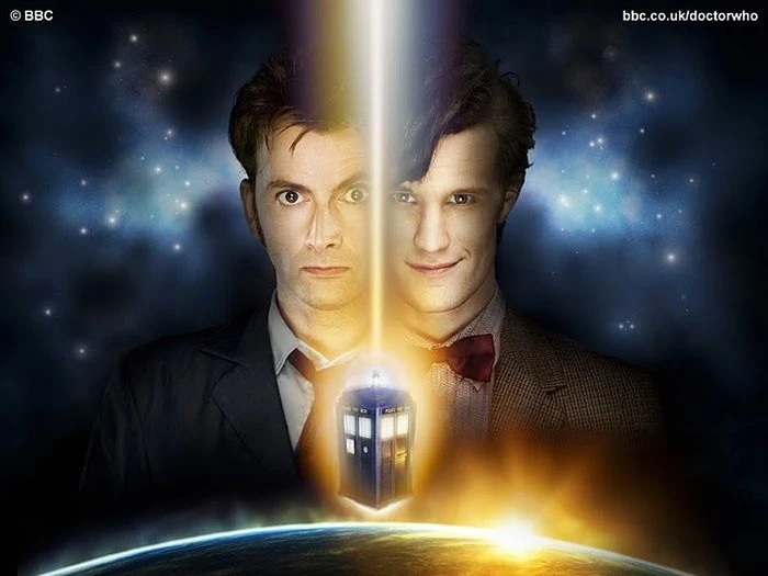 David Tennant jako Desátý Doktor + Matt Smith jako Jedenáctý Doktor