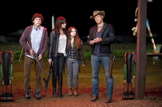 Jesse Eisenberg, Emma Stone, Abigail Breslin, Woody Harrelson