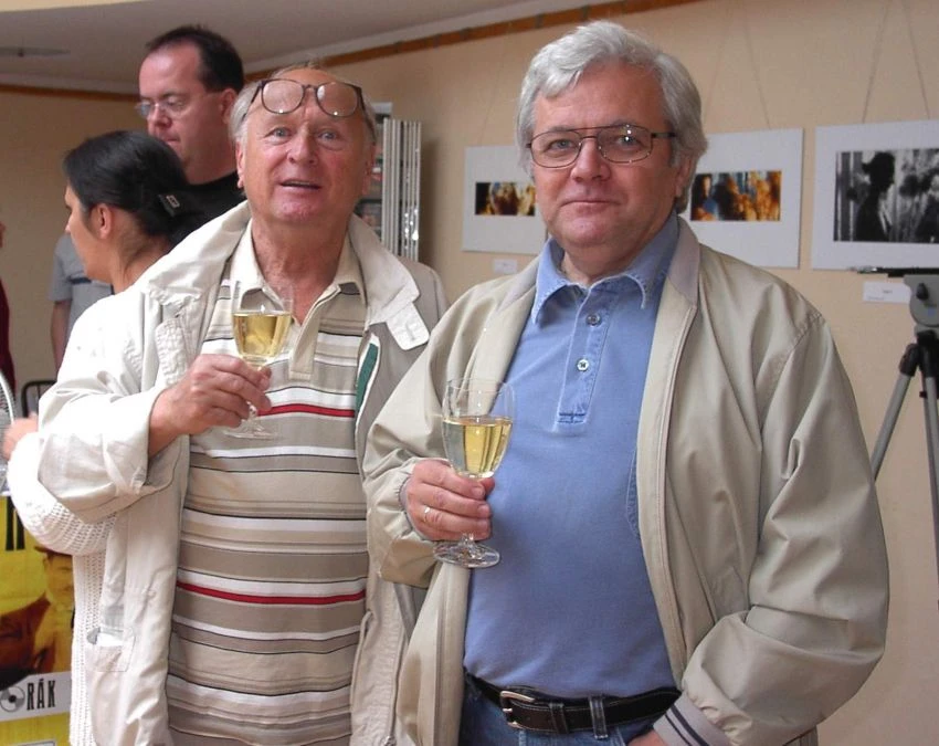s kolegou Stanislavem Szomolánym na XI. ArtFilmu 2003