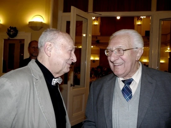 Předvánoční setkání Senior Prix 2009 - Stanislav Zindulka a Gustav Oplustil