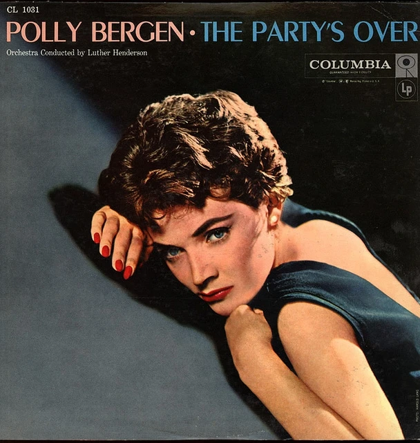 Obal jazzové desky "The Partys Over" orchestr L.Hendersona zpěv Polly