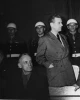 Joachim von Ribbentrop a  Baldur von Schirach pred norimberským tribunálom