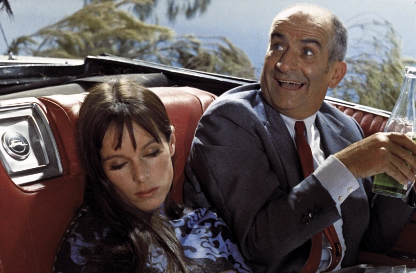 Geraldine Chaplin a Louis de Funes