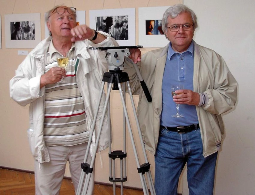 s kolegou Stanislavem Szomolánym na XI. ArtFilmu 2003