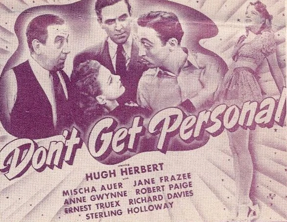 Don't Get Personal (1942)