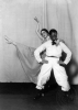 Nina Jirsíková (Virginia) a Jaroslav Gradwohl v revui Sever proti Jihu, Osvobozené divadlo, 1930