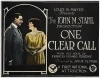 One Clear Call (1922)