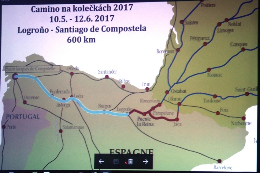 Camino na kolečkách (2017)