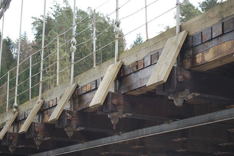 foto k dílu s názvem "Most dvou řek" o Stádleckém mostu - posledním řetězovém mostu v Evropě