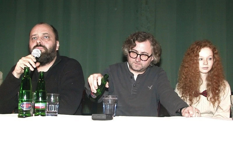 Petr Jarchovský,  Jan Hřebejk a Anna Linhartová - TK filmu 7.1.2011
