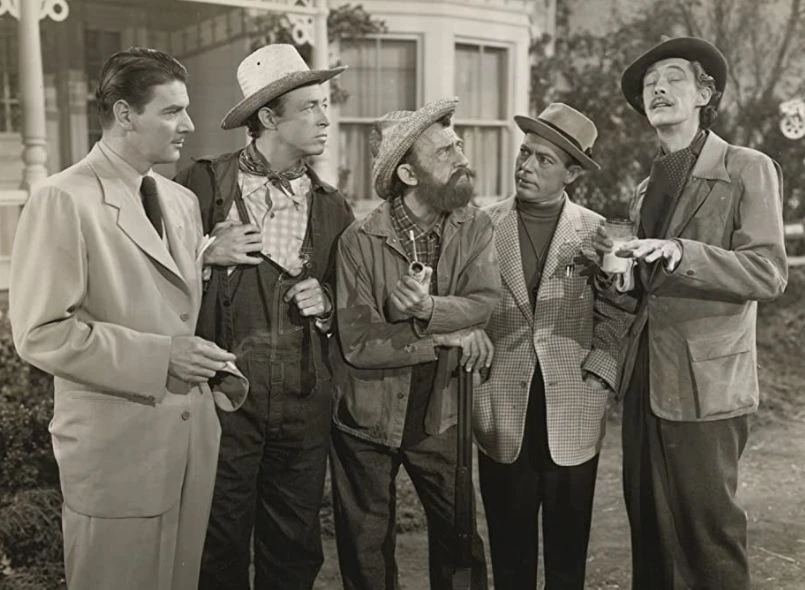 John Carradine, Roscoe Ates, Eddie Dean, Roscoe Karns, William Wright