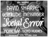 Social Error (1935)