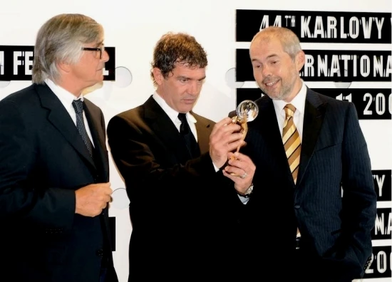 Jiří Bartoška, Antonio Banderas a Marek Eben (2009)