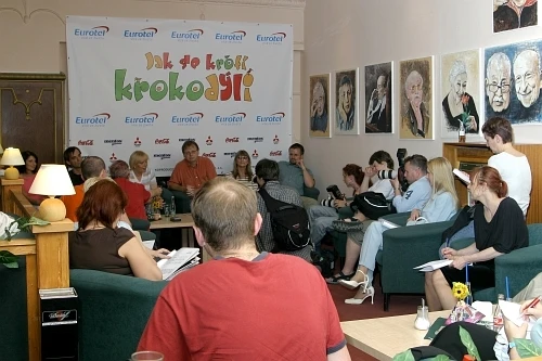 Tisková konference před zahájením natáčení (26. 5. 2005)