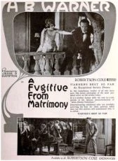 A Fugitive from Matrimony (1919)