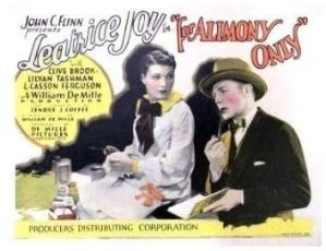 For Alimony Only (1926)