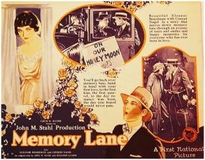 Memory Lane (1926)