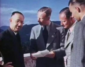 Heinrich Himmler,  Reinhard Heydrich, Karl Wolff na Obersalzbergu