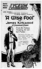 A Wise Fool (1921)