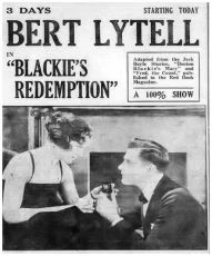 Blackie's Redemption (1919)