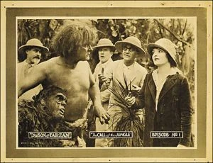 "lobby card" k 1. epizodě "The Call of the Jungle"