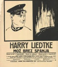 slovinský filmový plakát, autor plakátu - Peter  Kocjančič