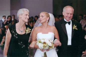 Vladimír Pucholt na svatbě své dcery Camily