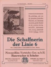 Die Schaffnerin der Linie 6 (1915)